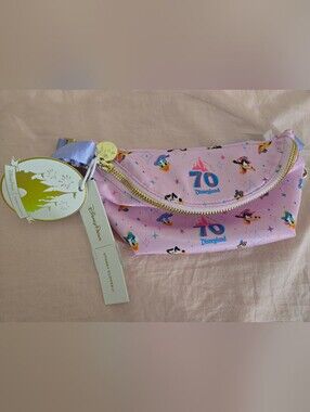 NWT Disney x Stoney Clover Lane Disneyland 70th Anniversary Small Belt Bag Pink